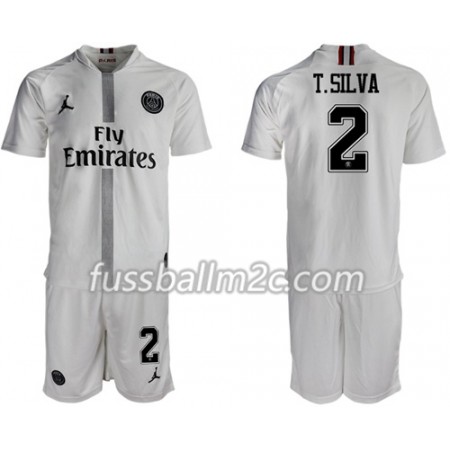 Fußballtrikots Paris Saint-Germain T.Silva 2 Jodan Weiß Kinder Ausweich Trikotsatz 2018-2019 Fußballtrikots Paris Saint-Germain T.Silva 2 Jodan Weiß Kinder Ausweich Trikotsatz 2018-2019